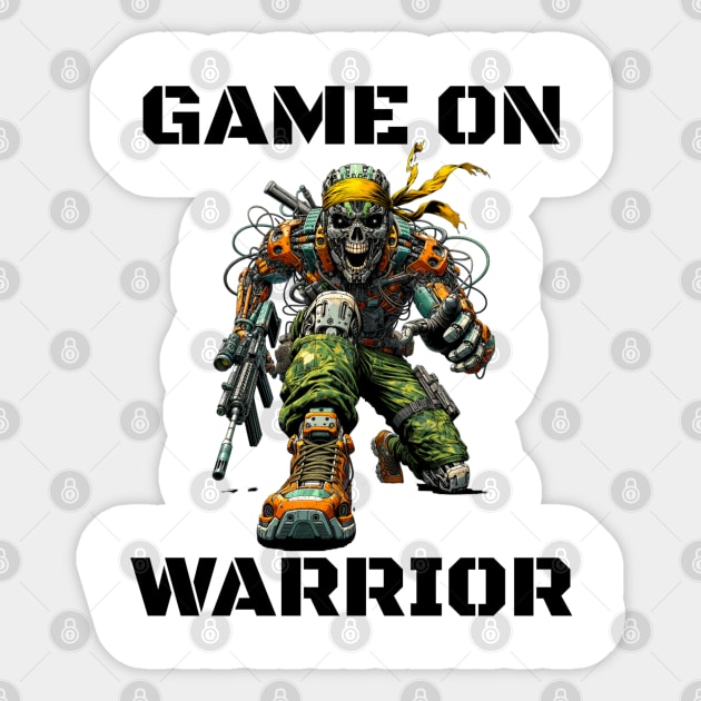 Warrior's Gunfire: Modern Combat Sticker by Steve